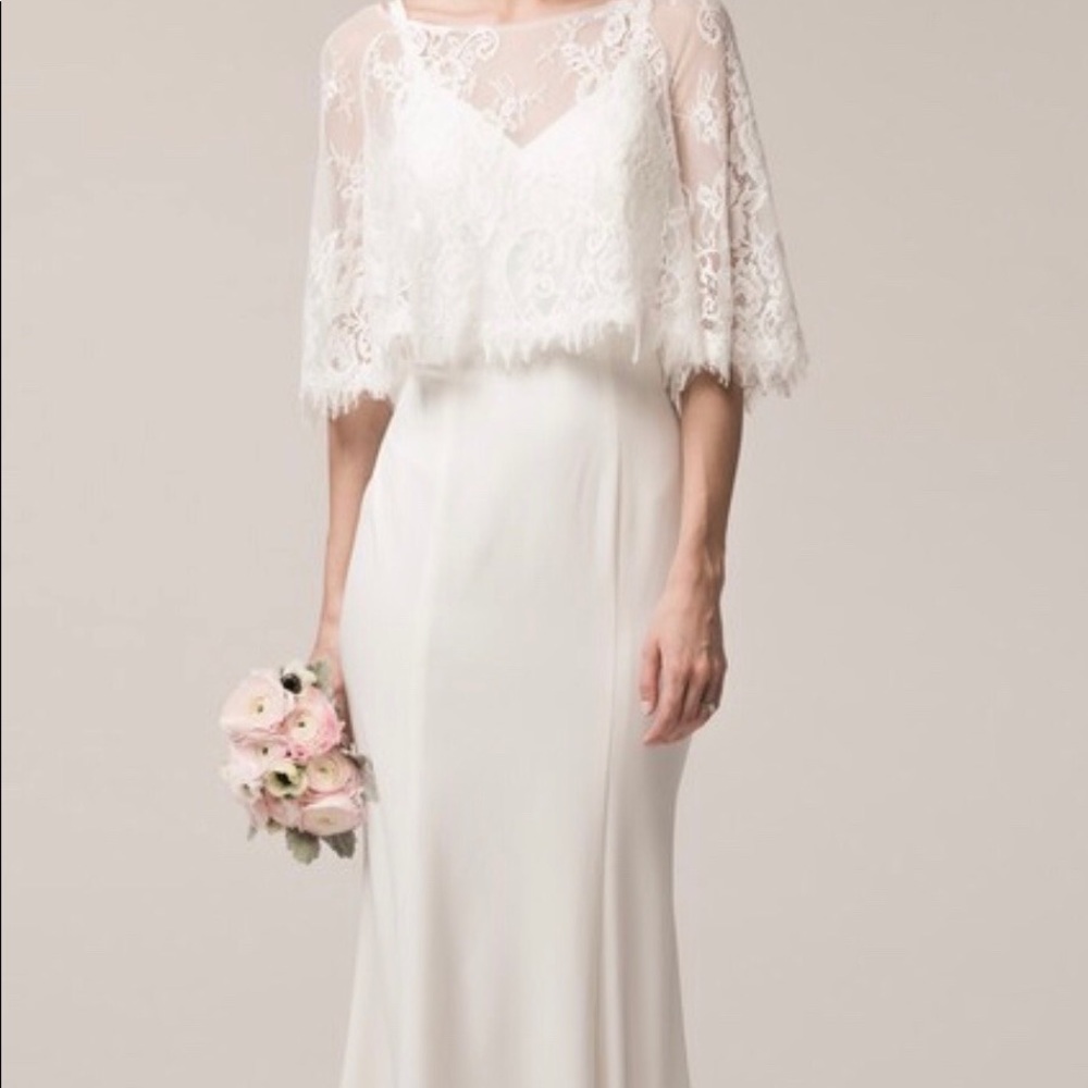 2 piece sweetheart wed